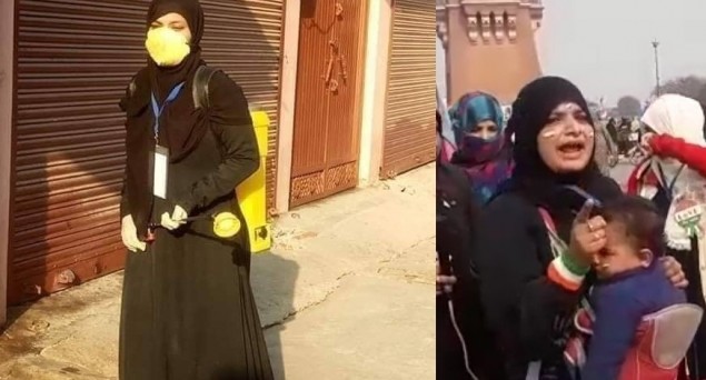 Face of Lucknow Anti-CAA Protest, Uzma Sanitizing Temples and Streets during COVID Lockdown