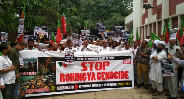 Persecution of Rohingyas: Activists Try to Protest at Myanmar Embassy in Delhi, Detained